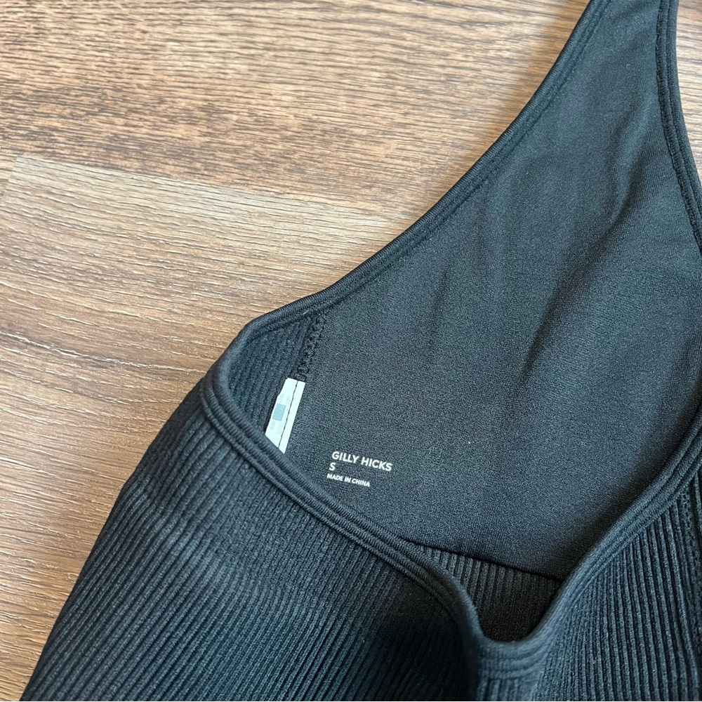 Gilly Hicks Black Halter Neck Ribbed Top - Picture 3 of 3